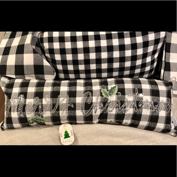 Merry Christmas Buffalo Check Pillow Cover - Picture 11 of 11